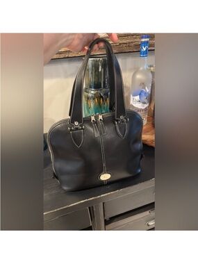 DOONEY AND BOURKE Box Leather Tote Handbag